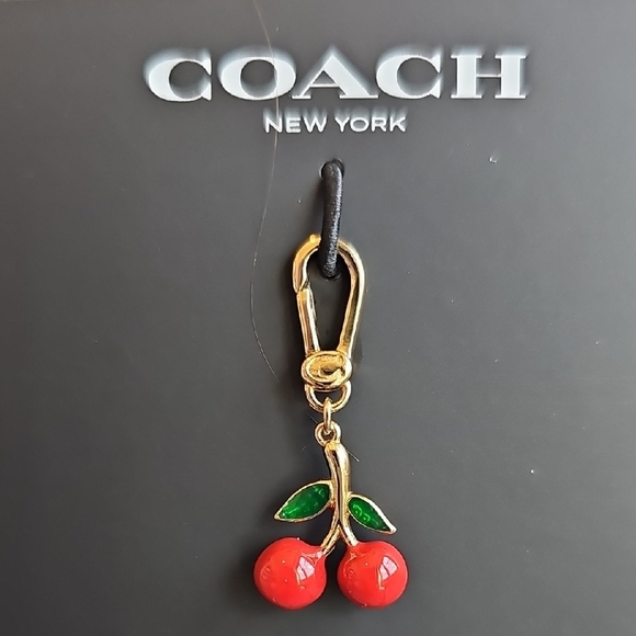Coach Accessories - Coach Collectible Red Cherry Necklace Or Bracelet Charm NWT